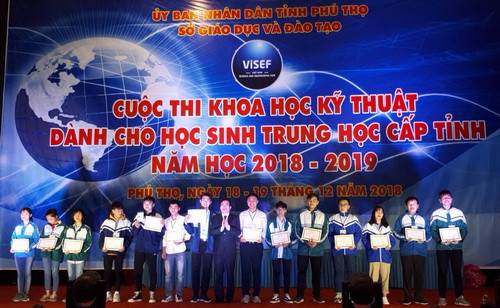 Các dự án của học sinh đoạt giải Các dự án của học sinh đoạt giải