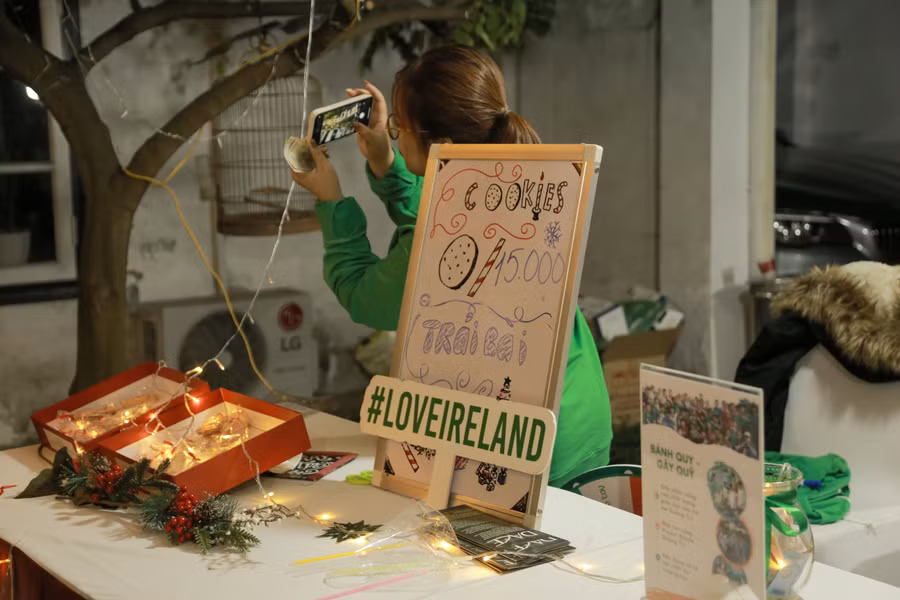 Gian hàng tại Hội chợ Giáng sinh EAN.