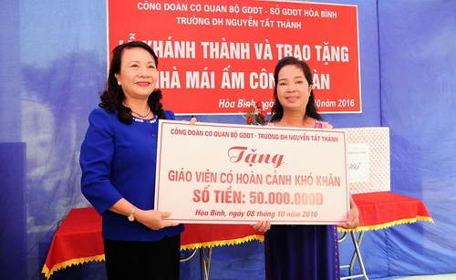 “Mái ấm công đoàn” đến với những giáo viên vùng sâu, vùng xa