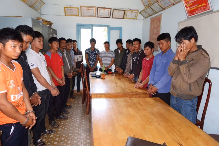 Các bị can trong vụ án.