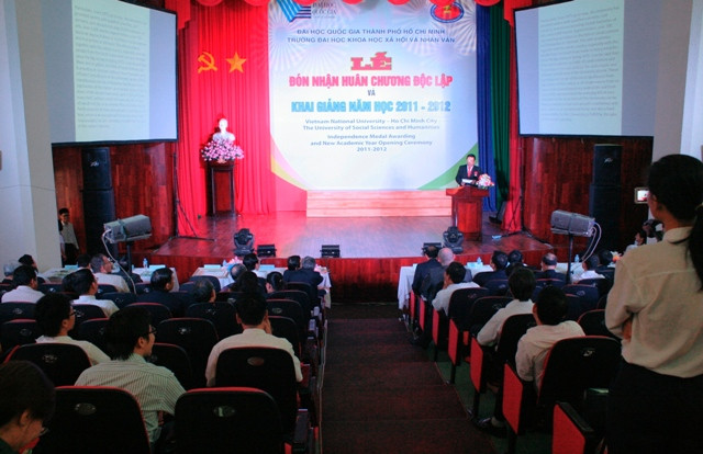 Quang cảnh buổi lễ 