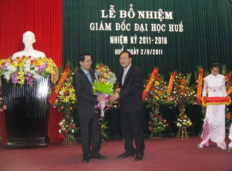 Bổ nhiệm giám đốc Đại học Huế nhiệm kỳ 2011 - 2016