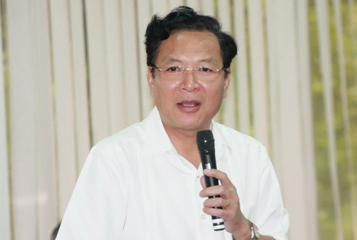 Bộ trưởng Phạm Vũ Luận phát biểu tại buổi tọa đàm. Ảnh, gdtd.vn