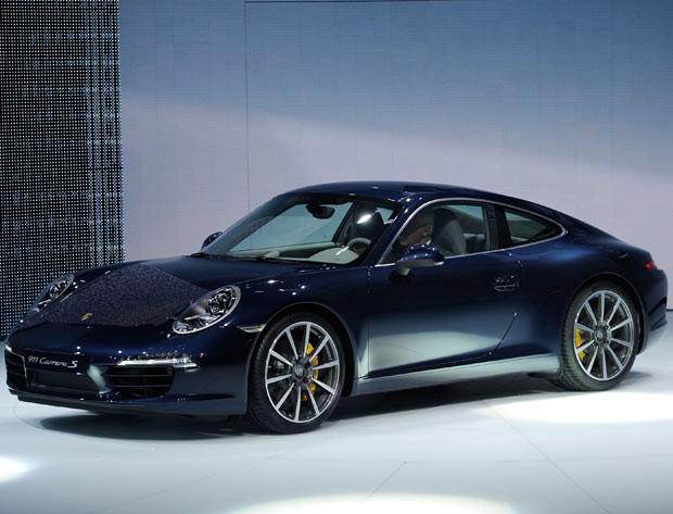 The new 911 is the star on Porsche’s stand. This is the Carrera S, which will cost from £81,242