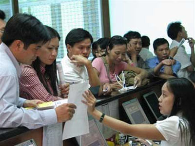 Phiên giảm điểm sau 13 phiên tăng liên tiếp