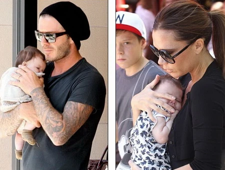 Những hình ảnh mới của công chúa nhà Beckham