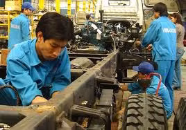 Sản xuất công nghiệp tăng khá chứng tỏ kinh tế đang phục hồi (ảnh MH) Sản xuất công nghiệp