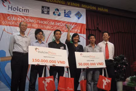Sinh viên ĐH Cần Thơ đoạt giải nhất cuộc thi Holcim Prize 2011