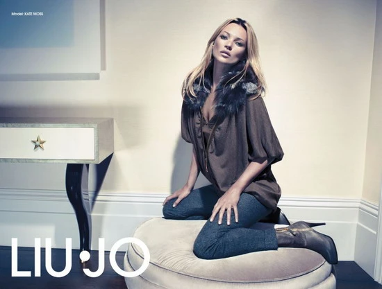 Kate Moss tuyệt đẹp trong BST Thu Đông 2011 của Liu Jo