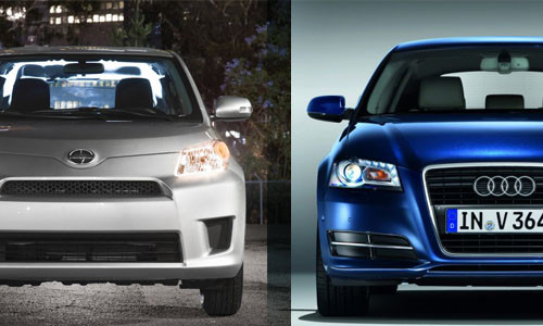 Cosmopolitan: Scion xD, Audi A3