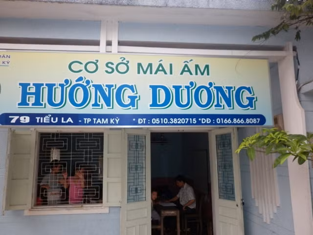 Mái ấm Hướng Dương của Đặng Ngọc Duy nơi cưu mang trẻ khuyết tật. 