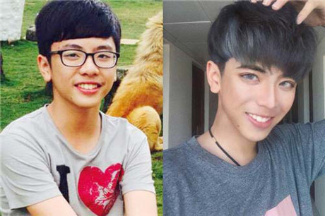 Chàng trai Việt dành 45 phút trang điểm mỗi ngày, đi đến đâu các cô gái nhìn theo đến đó - Ảnh 2 Chang trai Viet danh 45 phut trang diem moi ngay, di den dau cac co gai nhin theo den do - Anh 2