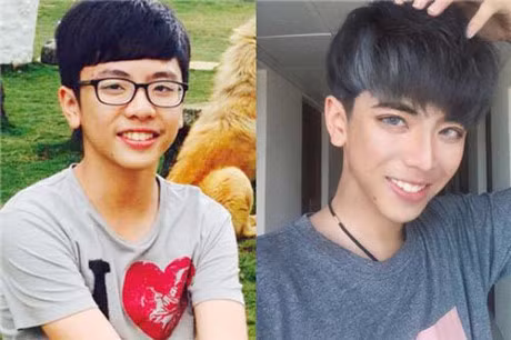 Chang trai Viet danh 45 phut trang diem moi ngay, di den dau cac co gai nhin theo den do - Anh 2