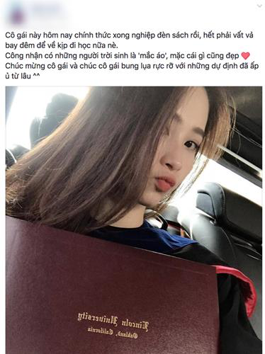 Chuyện show biz: Hoa hậu Thu Thảo khoe vừa tốt nghiệp Đại học - Ảnh 1 Chuyen show biz: Hoa hau Thu Thao khoe vua tot nghiep Dai hoc - Anh 1