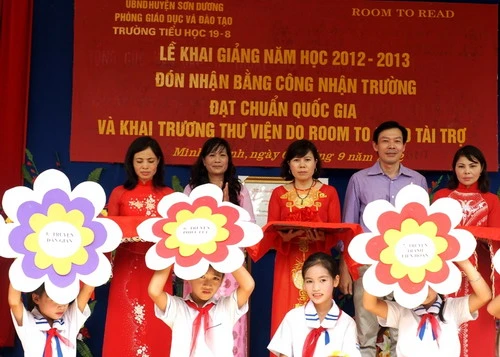 &quot;Room to Read&quot; khai trương thư viện chào năm học mới