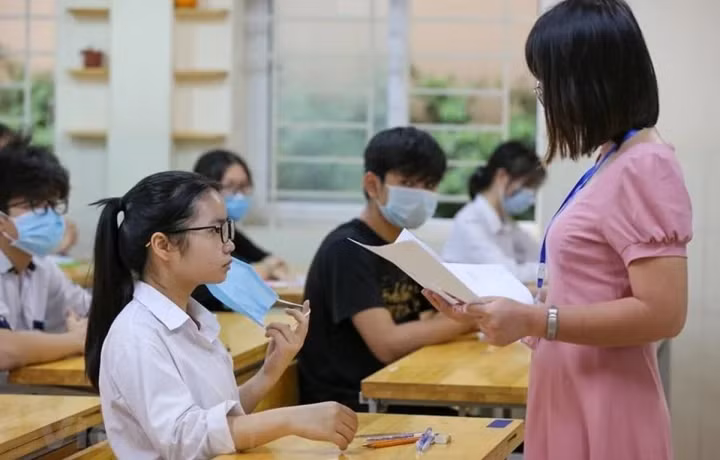 Thí sinh tham gia thi tốt nghiệp THPT năm 2022. Ảnh: Internet.