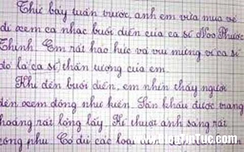 Bật cười với bài tập làm văn của trẻ