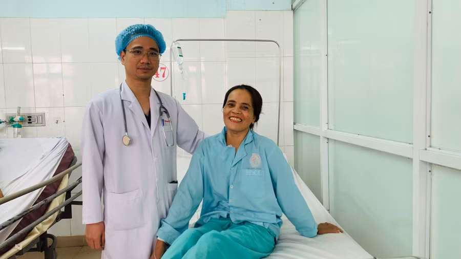 Bệnh nhân đã vượt qua cơn nguy kịch sau nhiều ngày điều trị. (Ảnh: Đ.Đức).