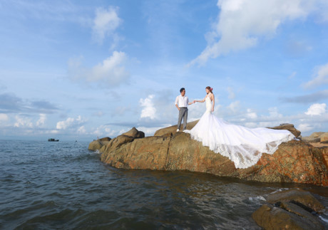 Ảnh cưới của diễn viên Thiên Bảo và bạn gái kém 16 tuổi - Ảnh 19 Anh cuoi cua dien vien Thien Bao va ban gai kem 16 tuoi - Anh 19