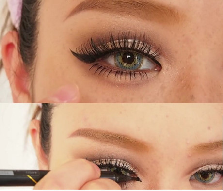 Học cách make up kiểu Tây cho cô nàng không chân mày, mí mắt nông - Ảnh 15 Hoc cach make up kieu Tay cho co nang khong chan may, mi mat nong - Anh 15