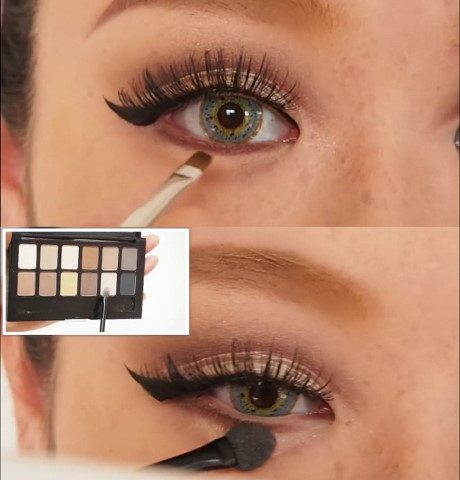Học cách make up kiểu Tây cho cô nàng không chân mày, mí mắt nông - Ảnh 14 Hoc cach make up kieu Tay cho co nang khong chan may, mi mat nong - Anh 14