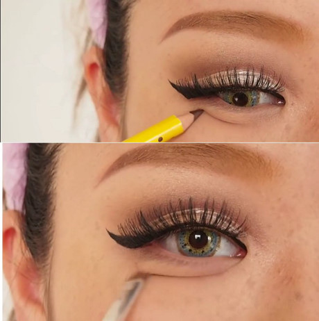 Học cách make up kiểu Tây cho cô nàng không chân mày, mí mắt nông - Ảnh 13 Hoc cach make up kieu Tay cho co nang khong chan may, mi mat nong - Anh 13