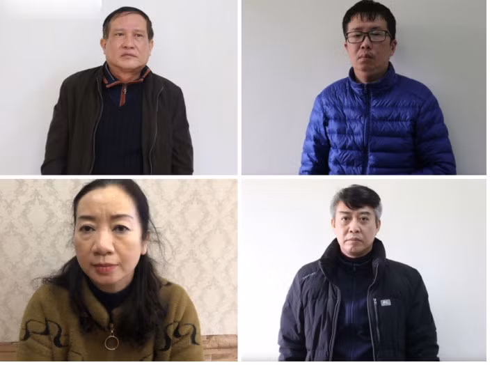 Các bị can có liên quan đến vụ việc.