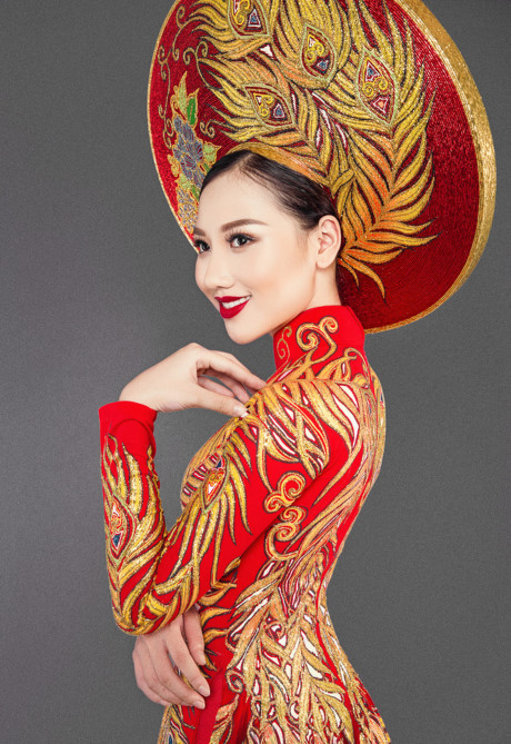 Hoàng Thu Thảo bật mí trang phục dân tộc dự thi HH châu Á Thái Bình Dương - Ảnh 5 Hoang Thu Thao bat mi trang phuc dan toc du thi HH chau A Thai Binh Duong - Anh 5