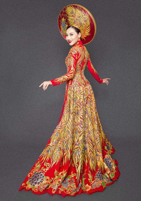 Hoàng Thu Thảo bật mí trang phục dân tộc dự thi HH châu Á Thái Bình Dương - Ảnh 3 Hoang Thu Thao bat mi trang phuc dan toc du thi HH chau A Thai Binh Duong - Anh 3