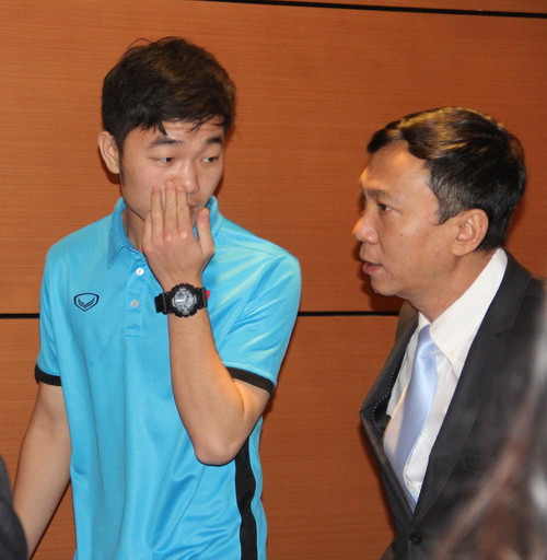 Nhiều người hâm mộ gọi Đội trưởng Lương Xuân Trường là "Soái ca"