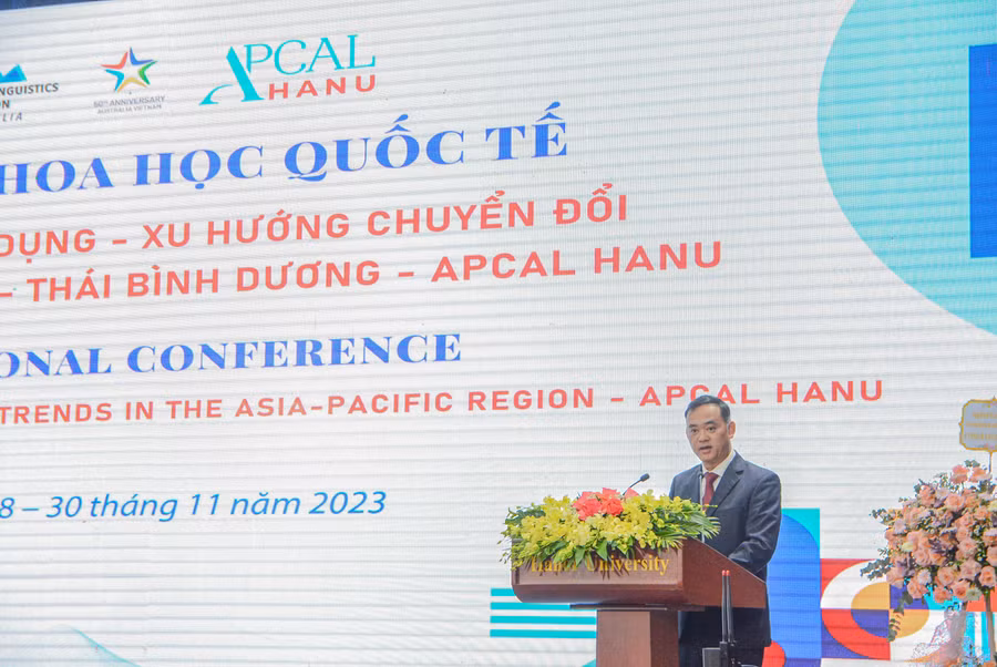 Ông Trần Nam Tú phát biểu tại hội thảo.