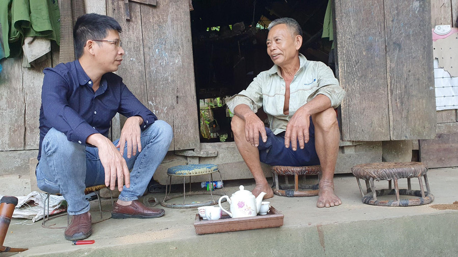 Nguyên Trưởng bản Sinh Tàn Đặng Văn Chăn chia sẻ về những đổi thay ở bản Sinh Tàn.