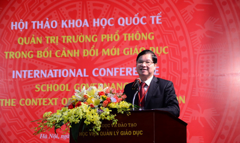 GS.TS Phạm Quang Trung phát biểu tại hội thảo GS.TS Phạm Quang Trung phát biểu tại hội thảo