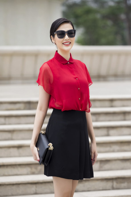 Hoa hậu Thu Thủy trẻ trung, xinh đẹp ở tuổi 41 - Ảnh 14 Hoa hau Thu Thuy tre trung, xinh dep o tuoi 41 - Anh 14