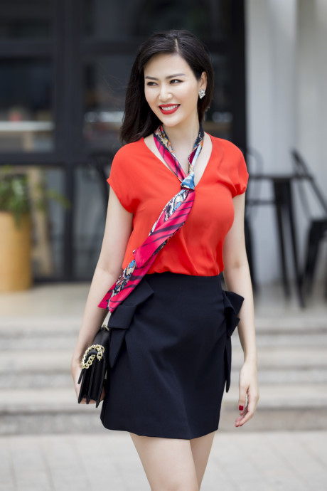 Hoa hậu Thu Thủy trẻ trung, xinh đẹp ở tuổi 41 - Ảnh 6 Hoa hau Thu Thuy tre trung, xinh dep o tuoi 41 - Anh 6