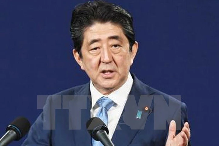 Thủ tướng Nhật Bản Shinzo Abe. (Nguồn: Kyodo/TTXVN)