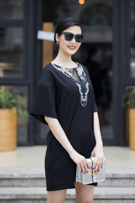 Hoa hậu Thu Thủy trẻ trung, xinh đẹp ở tuổi 41 - Ảnh 12 Hoa hau Thu Thuy tre trung, xinh dep o tuoi 41 - Anh 12