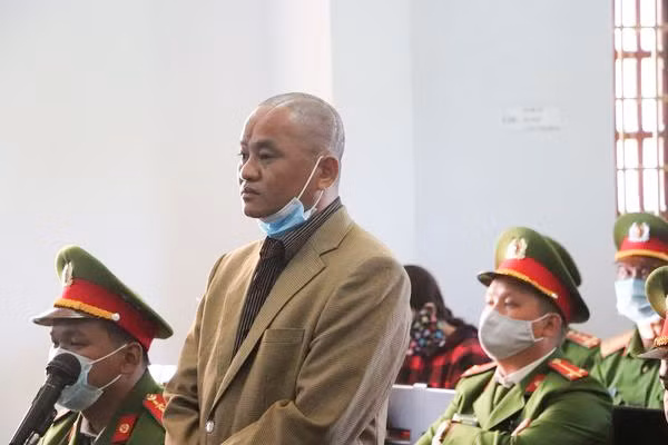 Bị cáo Đỗ Văn Minh tại phiên tòa sơ thẩm hồi tháng 1/2021.