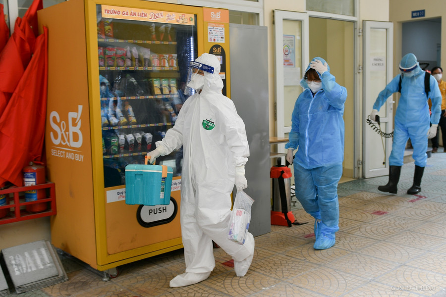 Hà Nội diễn tập phòng chống dịch Covid-19 cho kỳ thi lớp 10 THPT ảnh 22