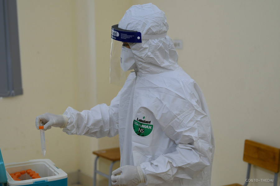 Hà Nội diễn tập phòng chống dịch Covid-19 cho kỳ thi lớp 10 THPT ảnh 19