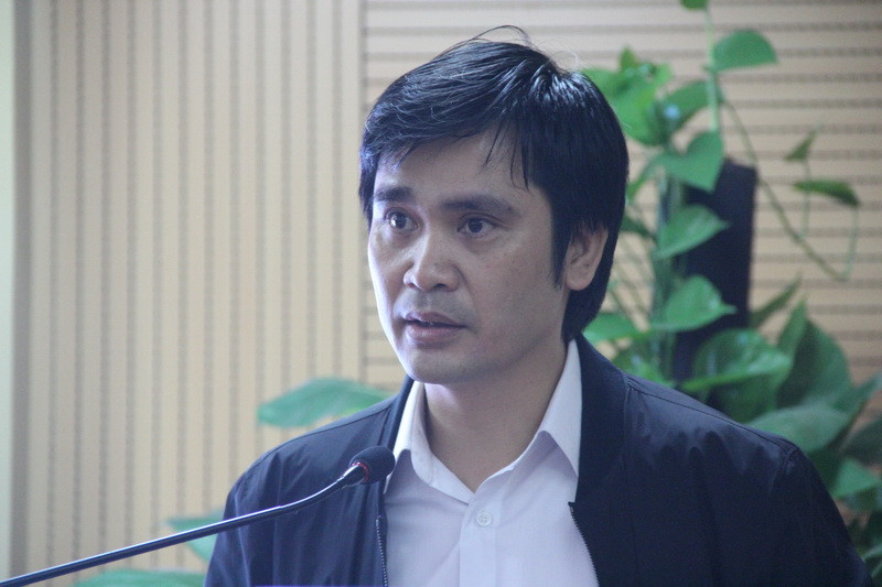 TS Trần Công Thắng đại diện của nhóm nghiên cứu chia sẻ tại hội thảo TS Trần Công Thắng đại diện của nhóm nghiên cứu chia sẻ tại hội thảo