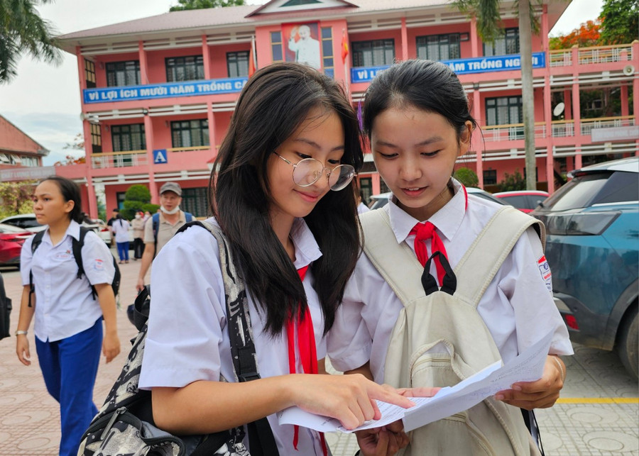 Thí sinh Nguyễn Thị Linh Đan, thi vào Trường THPT chuyên Lê Qúy Đôn.