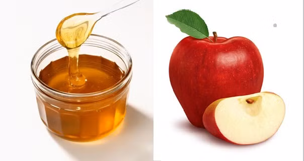 Mật ong và táo