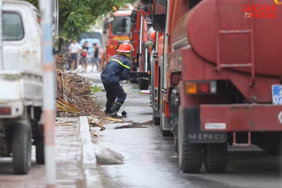 Ngay sau khi nhận được tin báo, lực lượng chức năng đã có mặt tại hiện trường