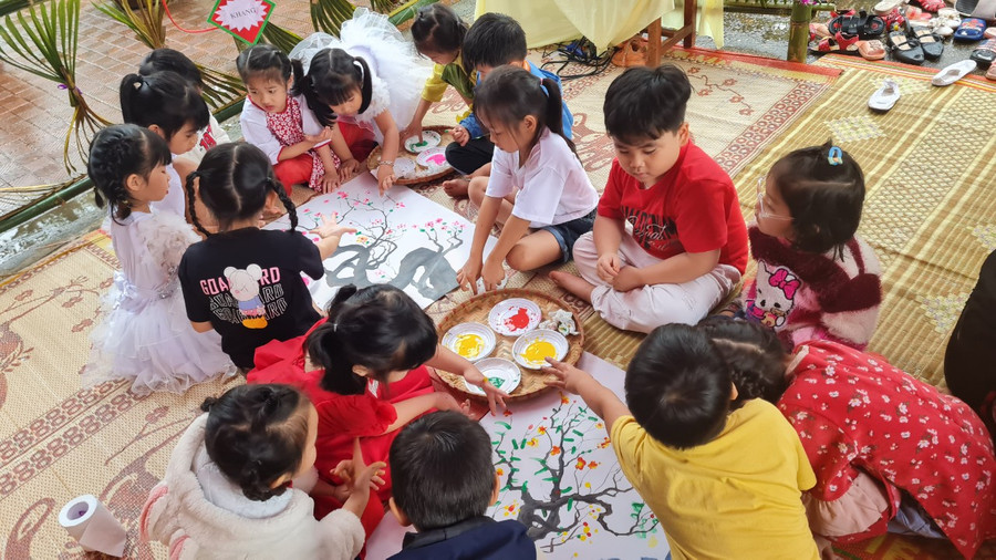 Không còn xã trắng về giáo dục mầm non, mọi thôn bản ở 5 tỉnh Tây Nguyên đều có lớp mầm non. Không còn xã trắng về giáo dục mầm non, mọi thôn bản ở 5 tỉnh Tây Nguyên đều có lớp mầm non.