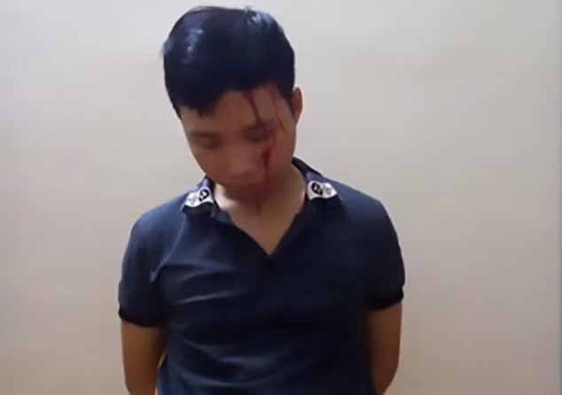 Hình ảnh Đ.M.H. sau khi hóa trang được chụp để gửi cho bà M.