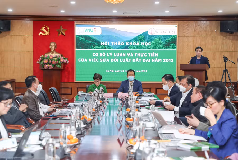 Các nhà luật học ý kiến về việc sửa đổi Luật Đất đai năm 2013 tại Hội thảo