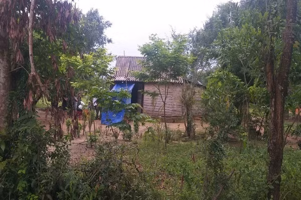 Nhà của cháu bé gặp nạn.