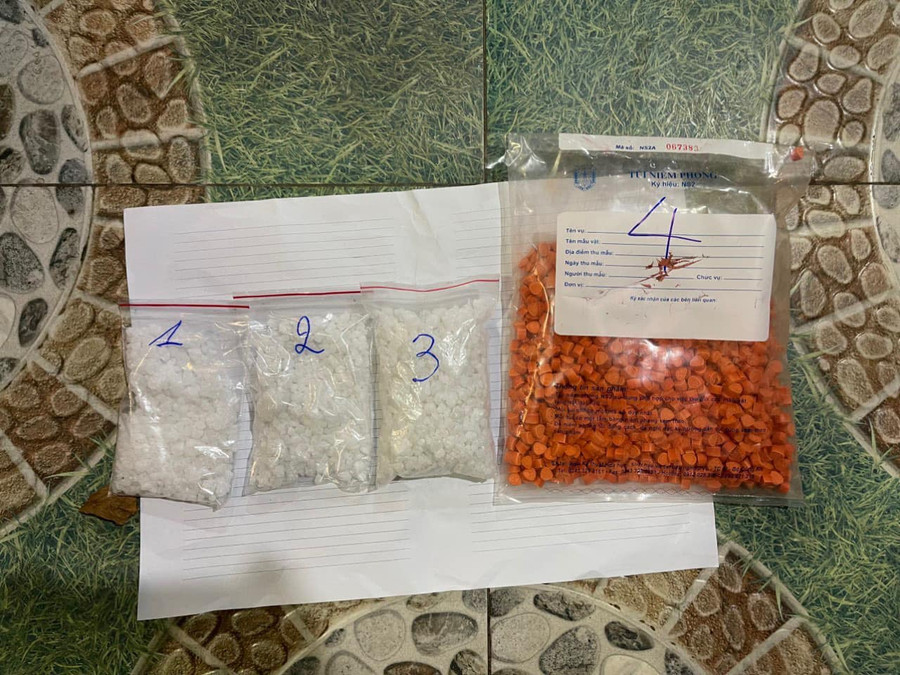 Tang vật bị cơ quan chức năng thu giữ.