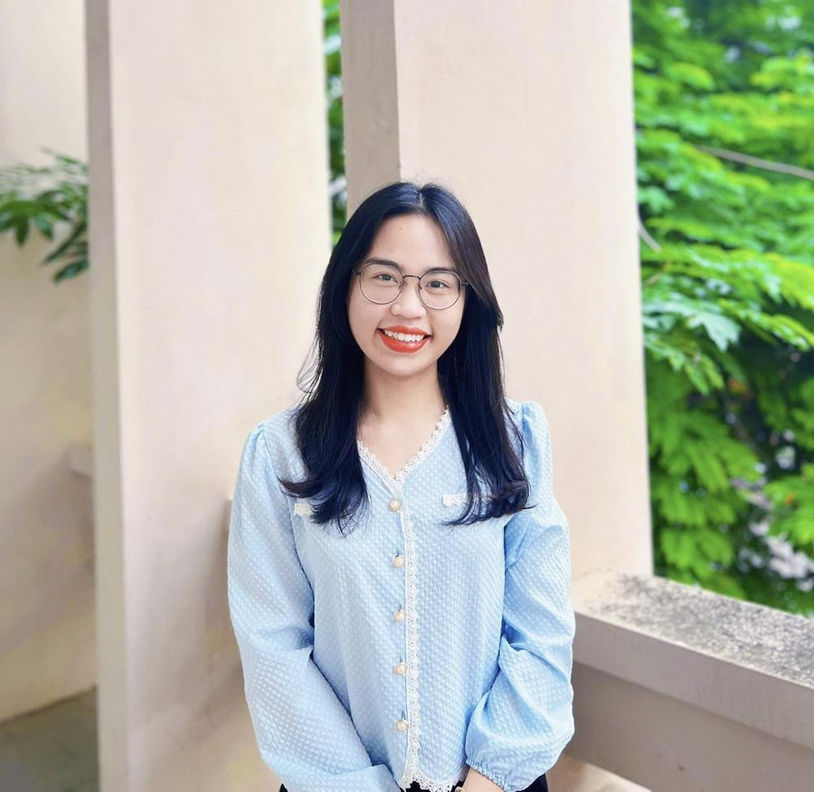 Hồng Nhung có điểm học tập trung bình chung toàn khóa (GPA) đạt 3.86/4.0 và là sinh viên xuất sắc toàn khoá 2018 - 2022